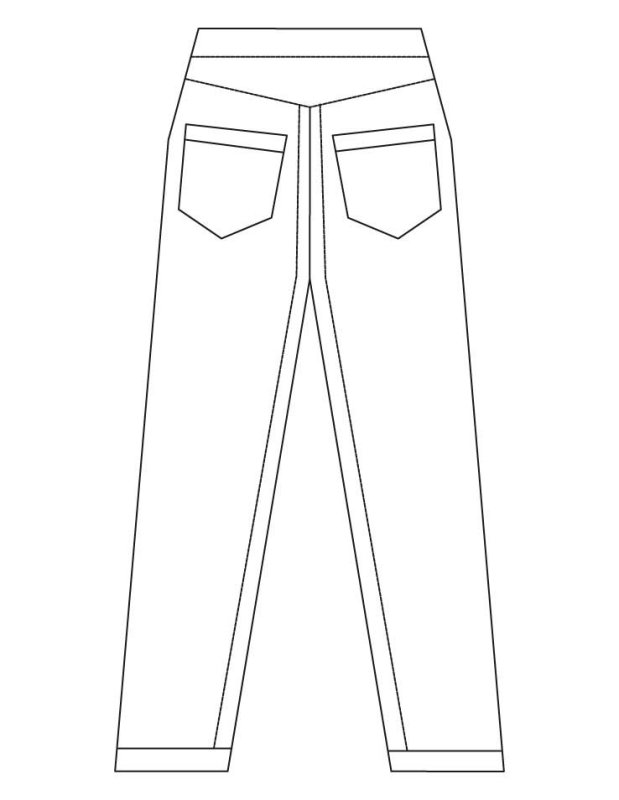 Штаны раскраска для детей
