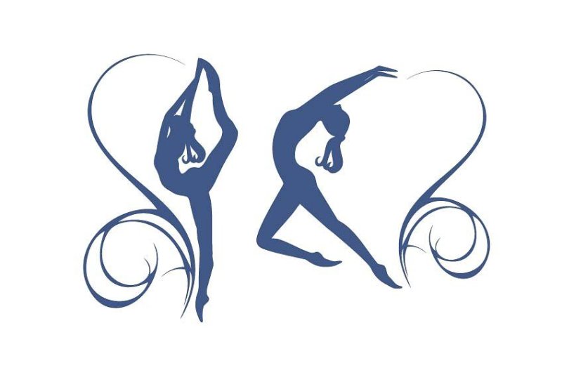 Очертания гимнастки