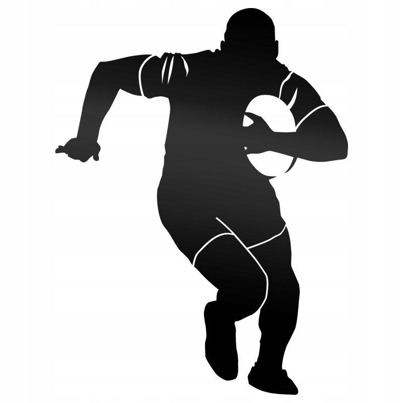 Регби силуэт