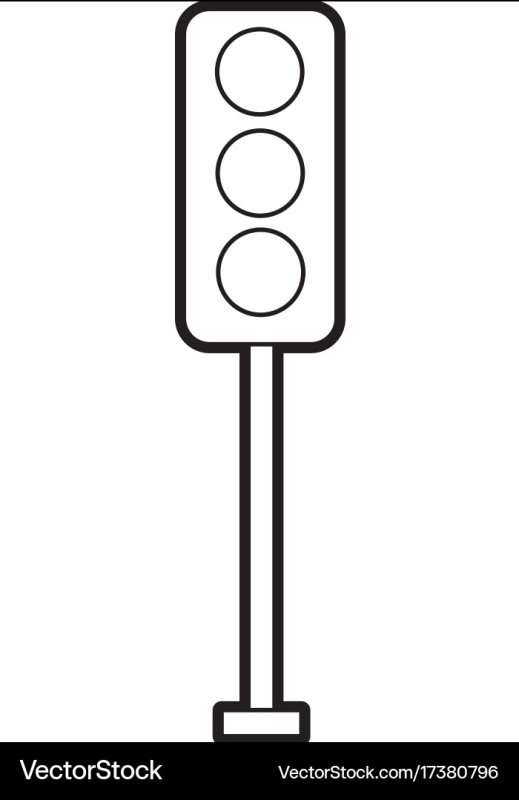 Светофор рисунок