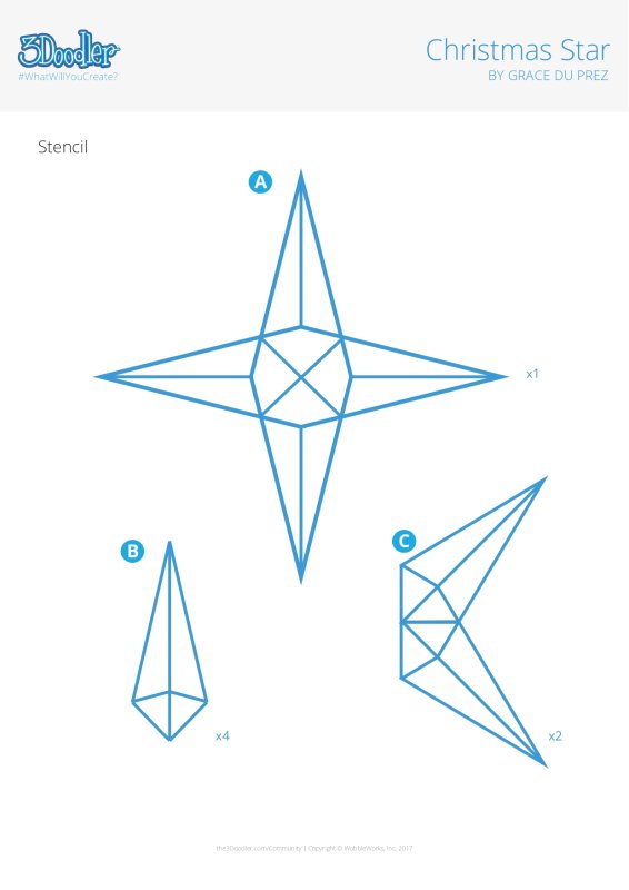 Звезда чертеж