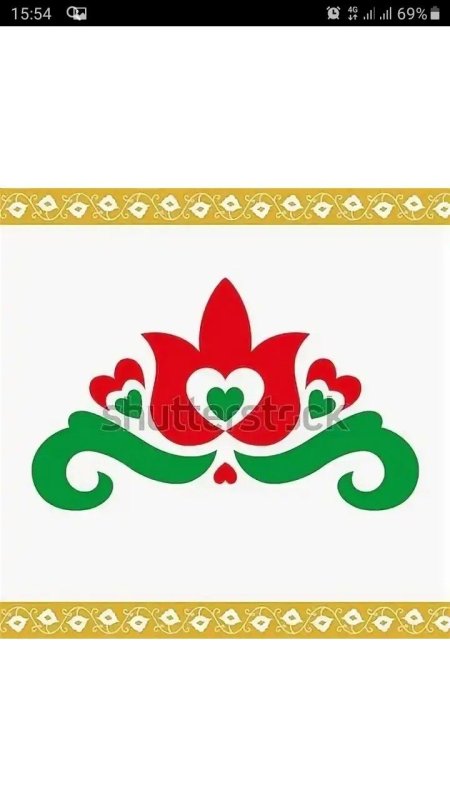 Тюльпан ЛАЛЭ татарский орнамент