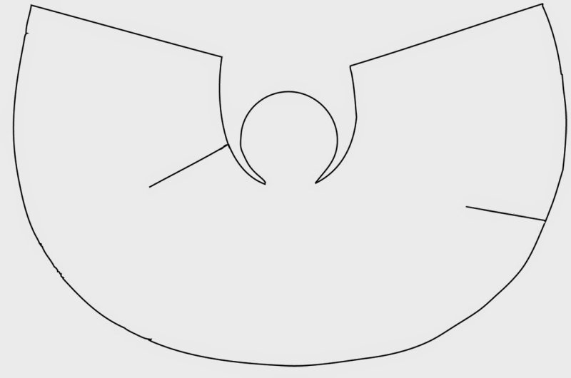 Шаблон ангелочка