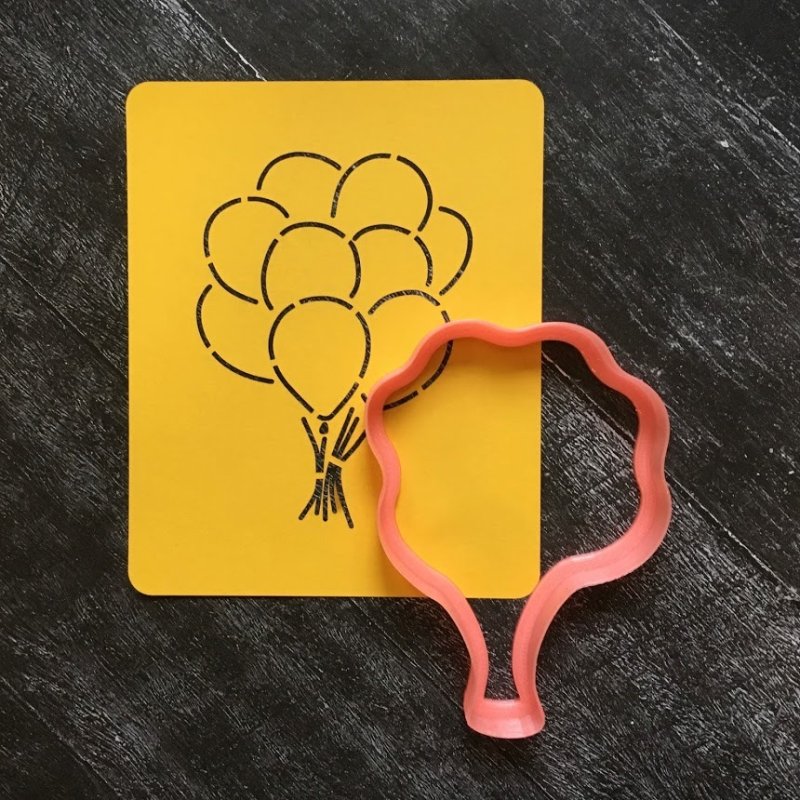 Форма для пряника воздушный шар