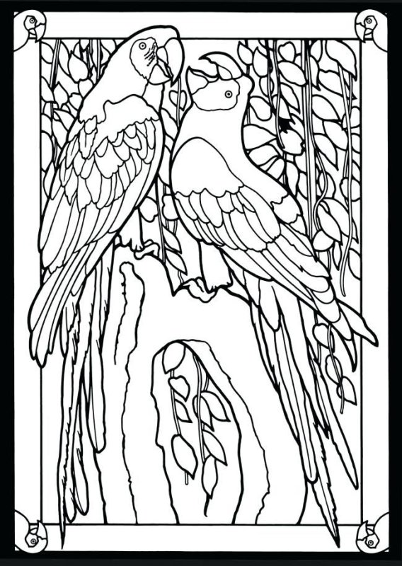 Эскизы для витража на стекле