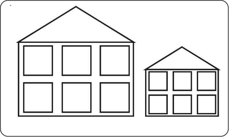 Домики на окна