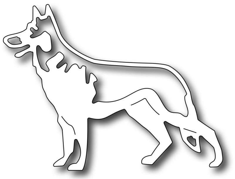 Трафареты на окна волк