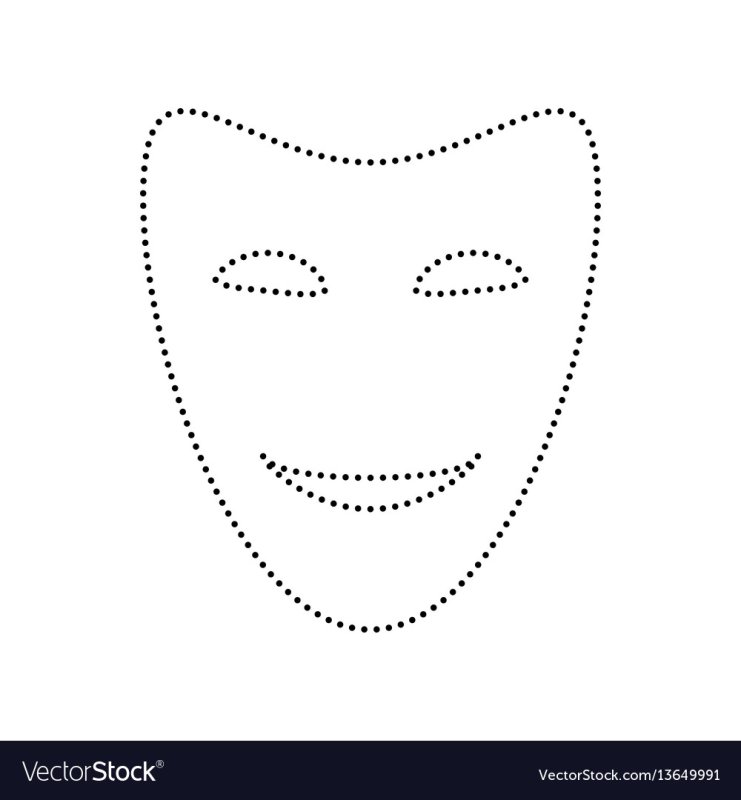 Театральные маски шаблоны для печати