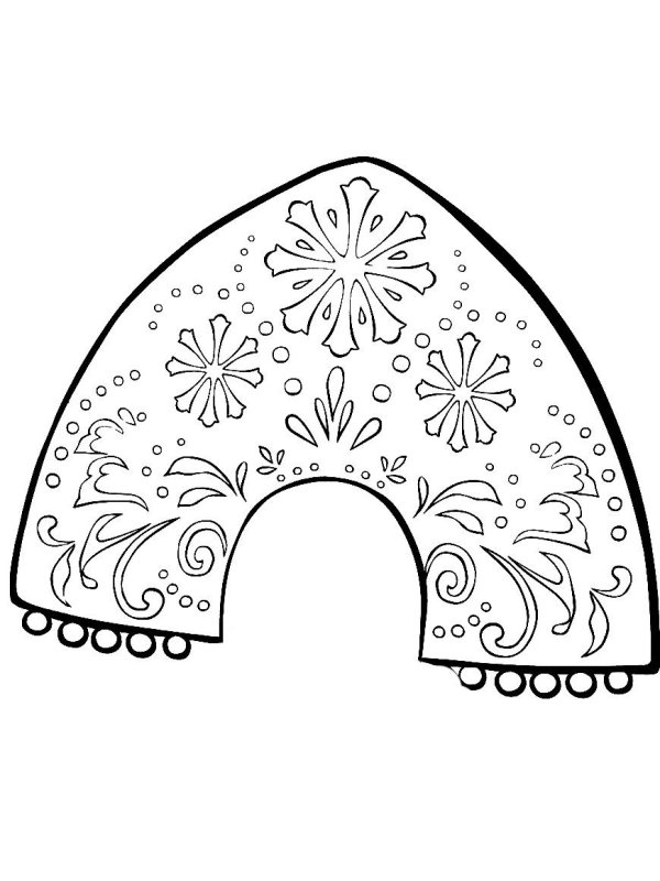 Кокошник эскиз