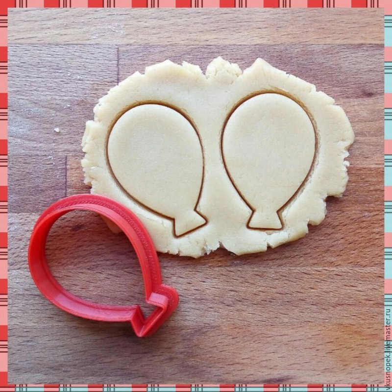 Вырубка воздушный шар пряники