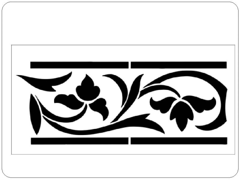 Трафареты для декора стен