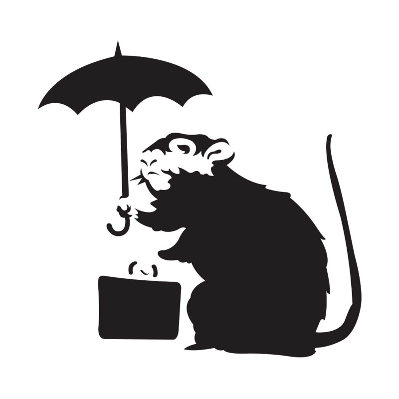 Граффити крыса