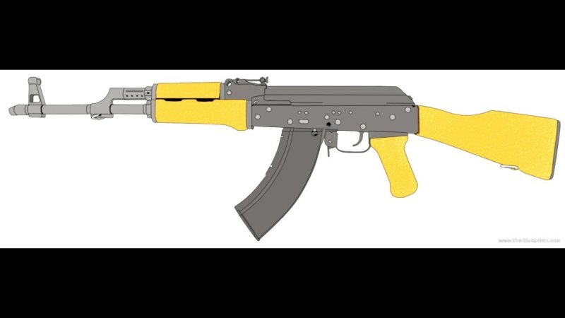 AK 47 чертеж