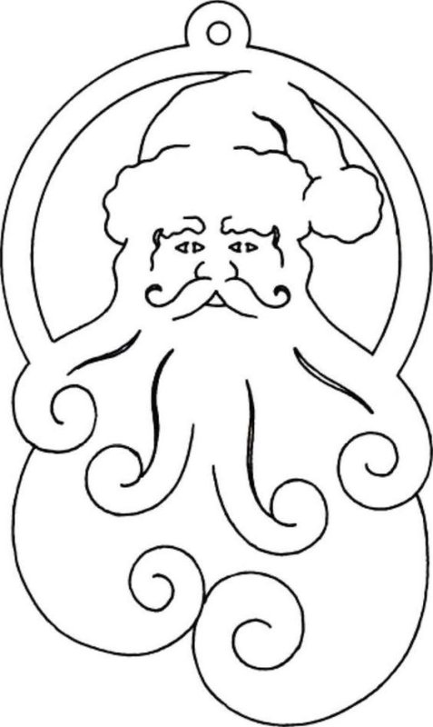 Трафареты для декора окон на новый год