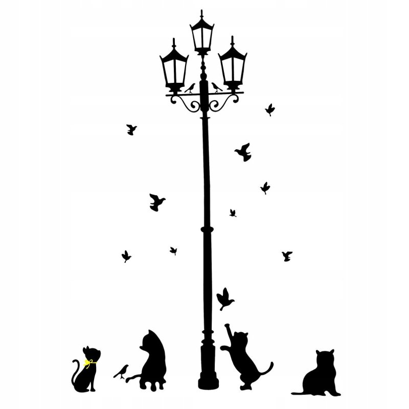 Наклейки на стену кошки
