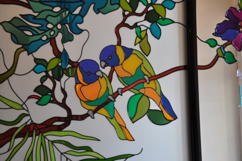 Роспись окон витражными красками