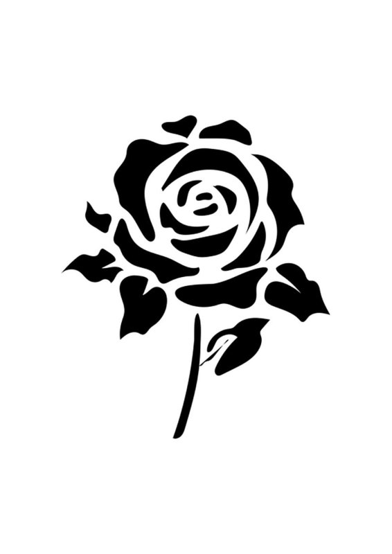 Трафарет "цветы"