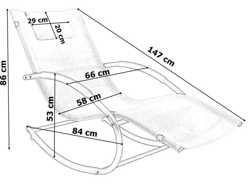 Кресло качалка Стефани 1 чертеж