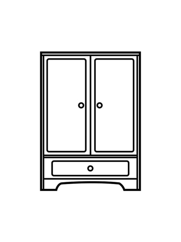Шкаф раскраска для детей
