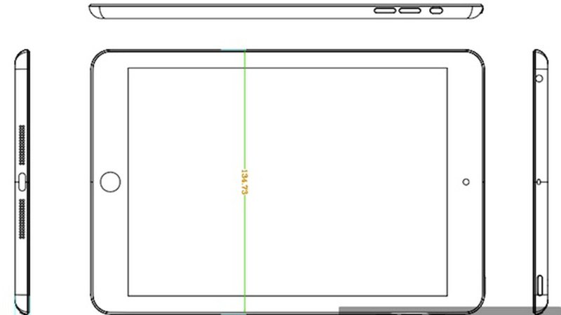 IPAD Mini 6 чертеж