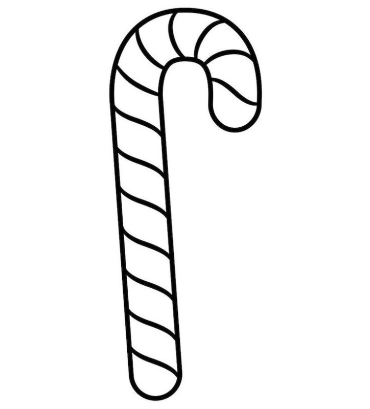 Леденцы трафарет на новый год