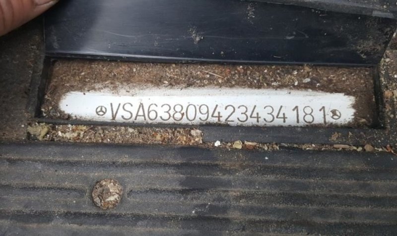 Вин номер на Спринтере 906