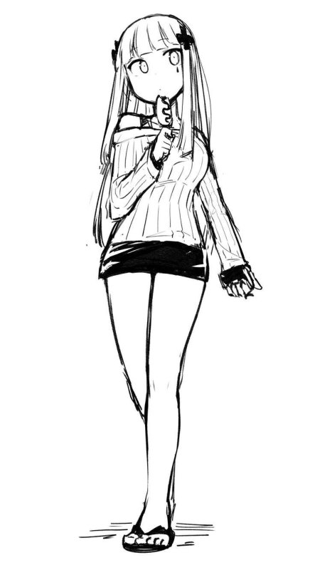 Аниме девушки в полный рост