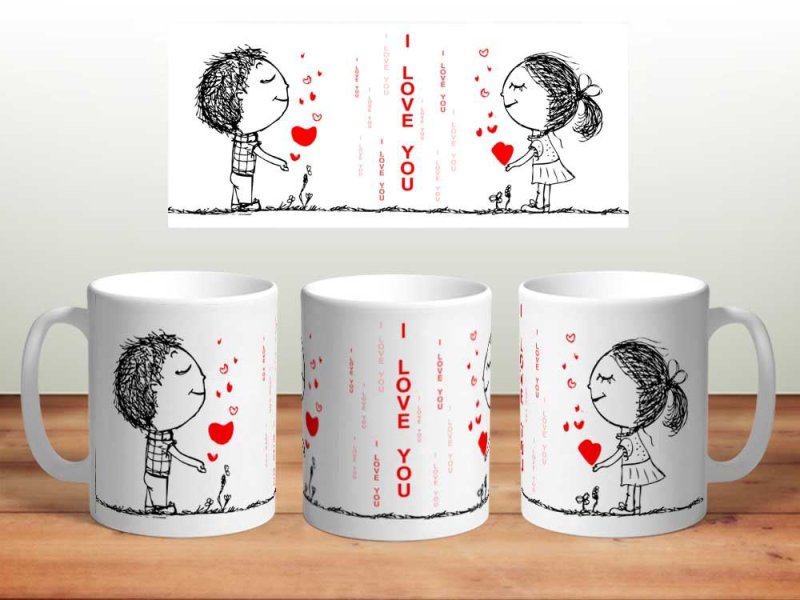 Макеты для печати на кружках