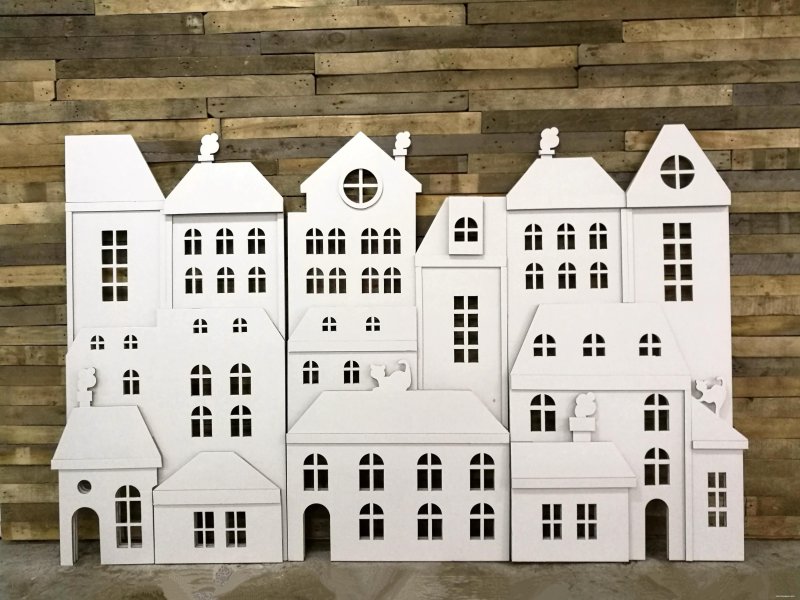 Домик картонный