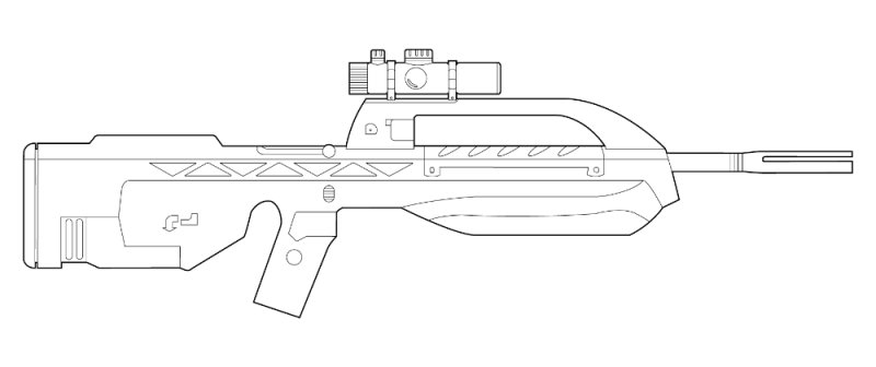 Снайперская винтовка м40 чертёж
