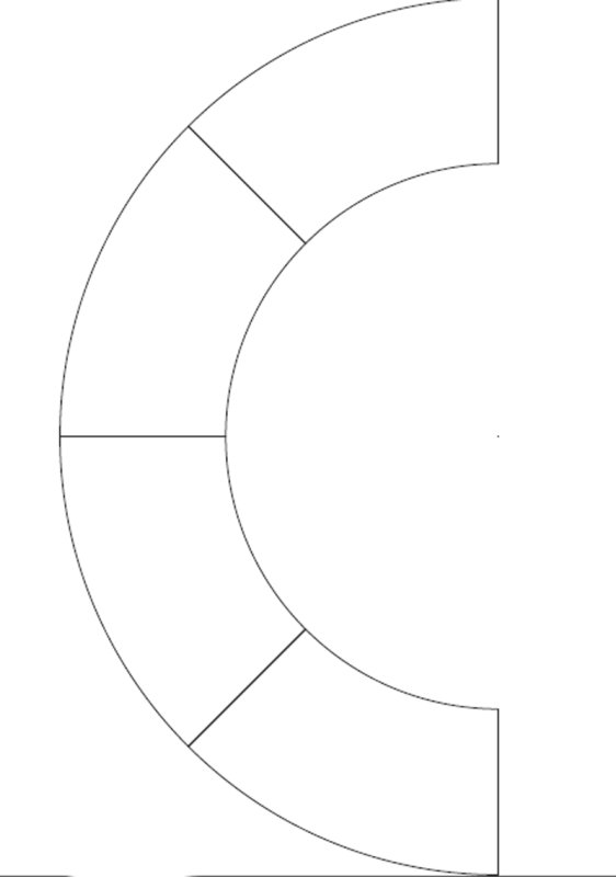 Основа для венка из бумаги