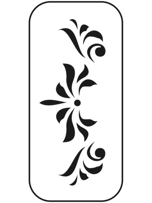 Орнамент трафарет