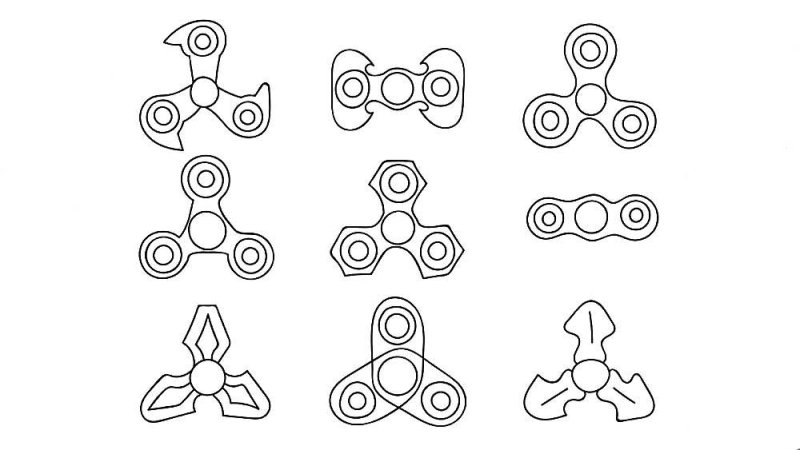 Трафарет СПИННЕРА