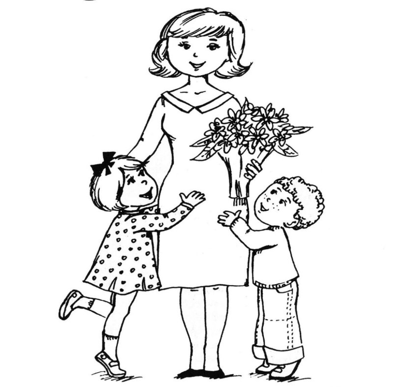 Воспитатель рисунок