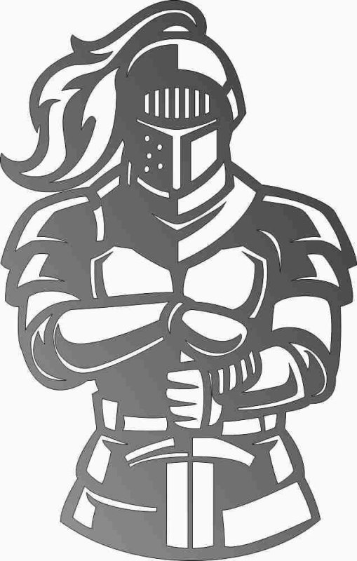 Рыцарь трафарет