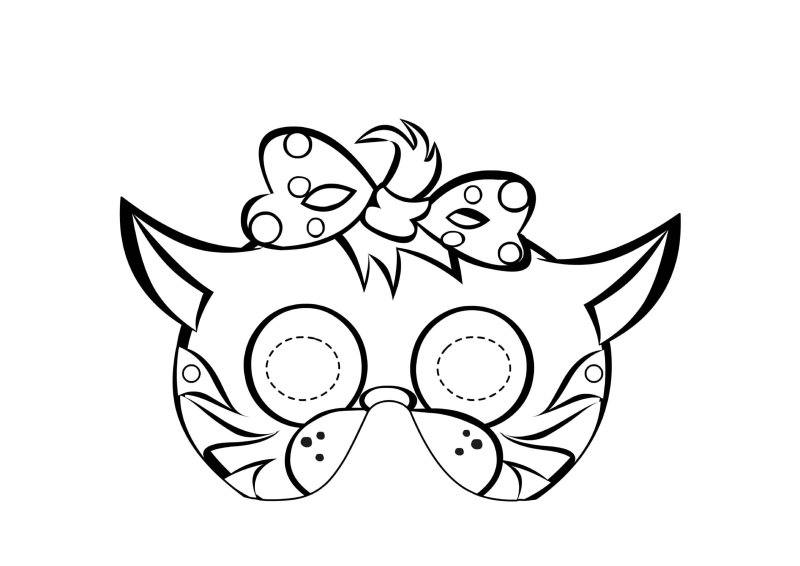 Трафарет - маска