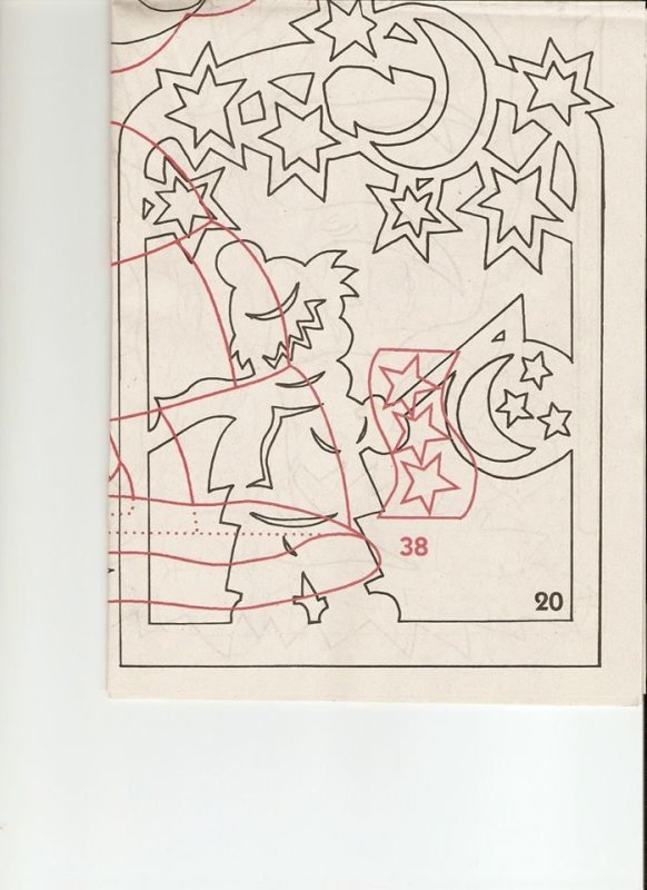 Киригами шаблоны новый год