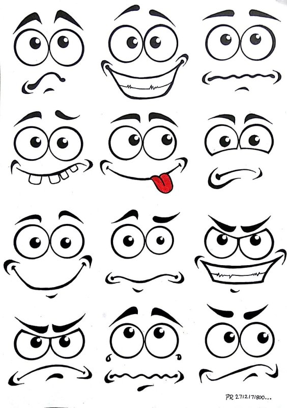 Мордашки эмоции