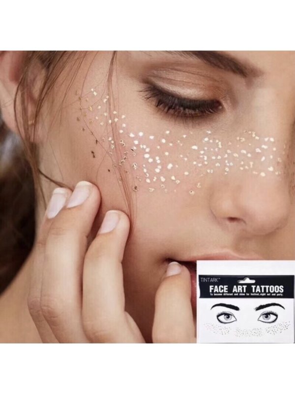 Переводные веснушки на лице