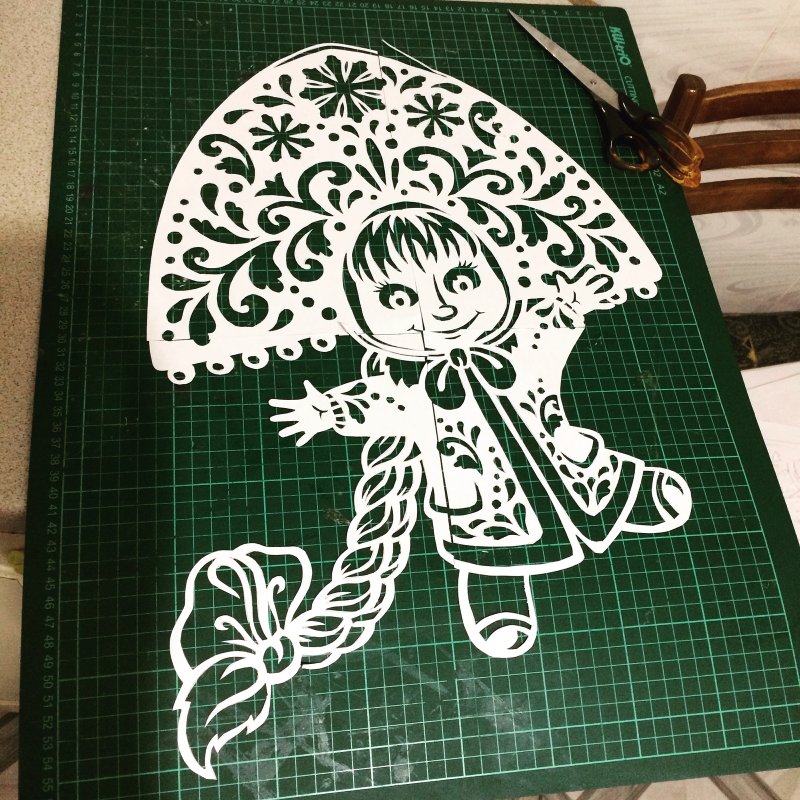 Вытынанки сложные