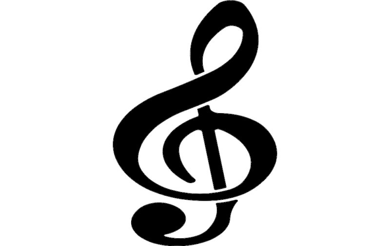 Скрипичный ключ рисунок