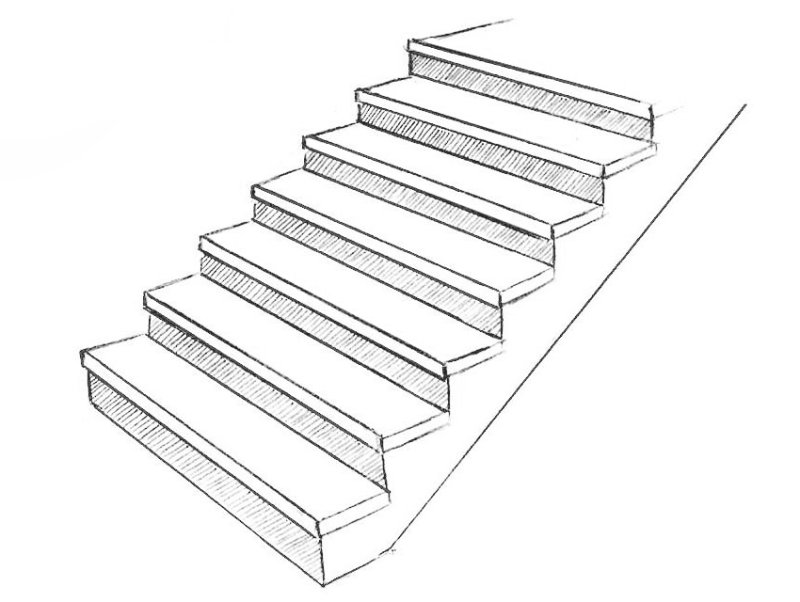 Ступеньки раскраска