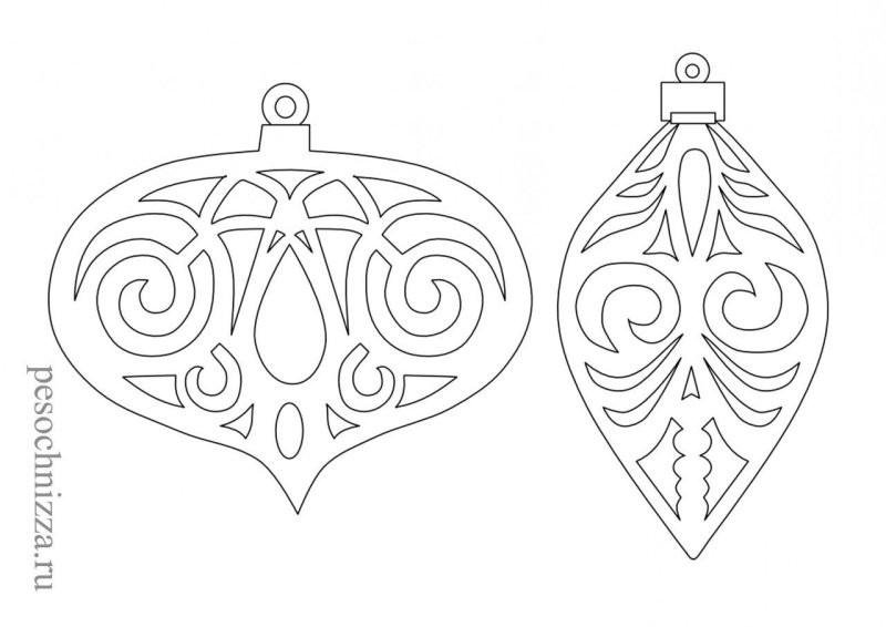 Украшения на окна шары