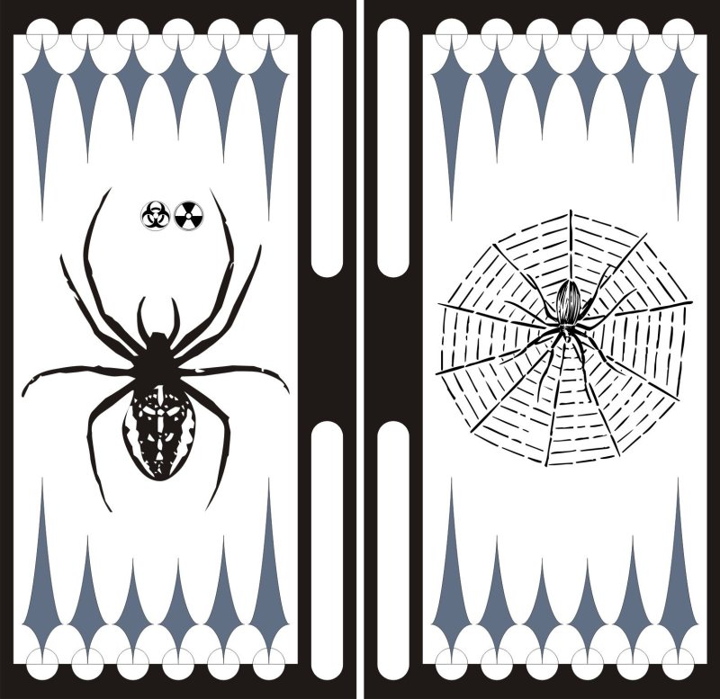 Рисунки на нардах