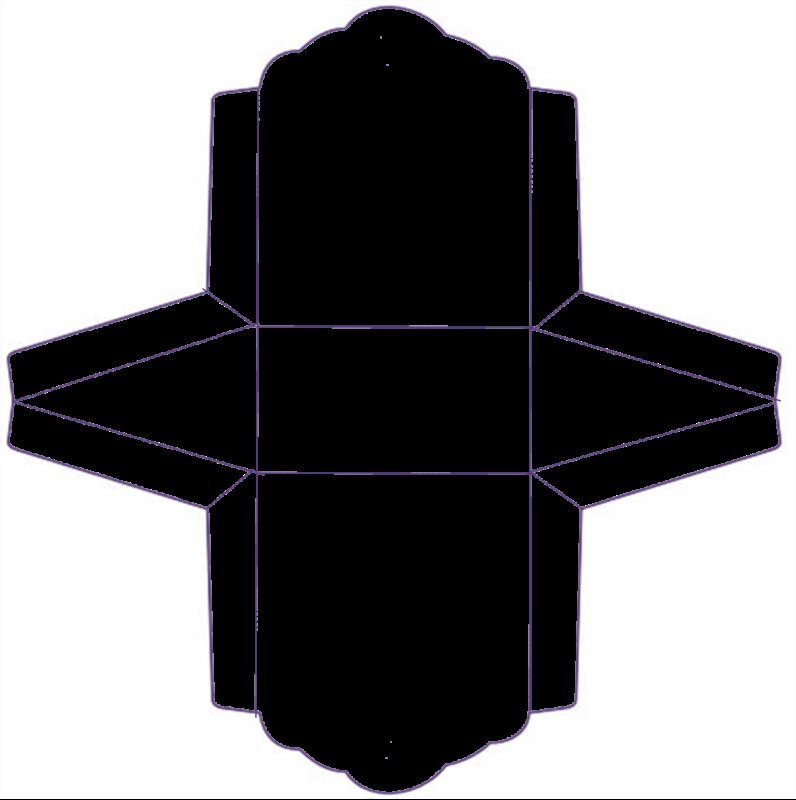 Развертки коробок для подарков