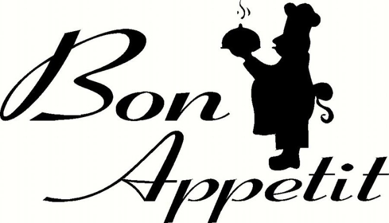 Трафарет Бон аппетит
