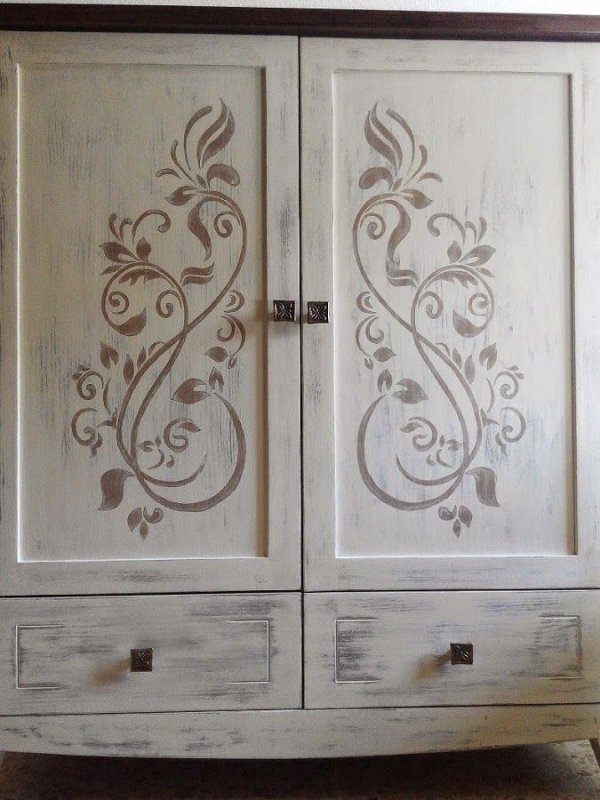 Интерьерная роспись мебели