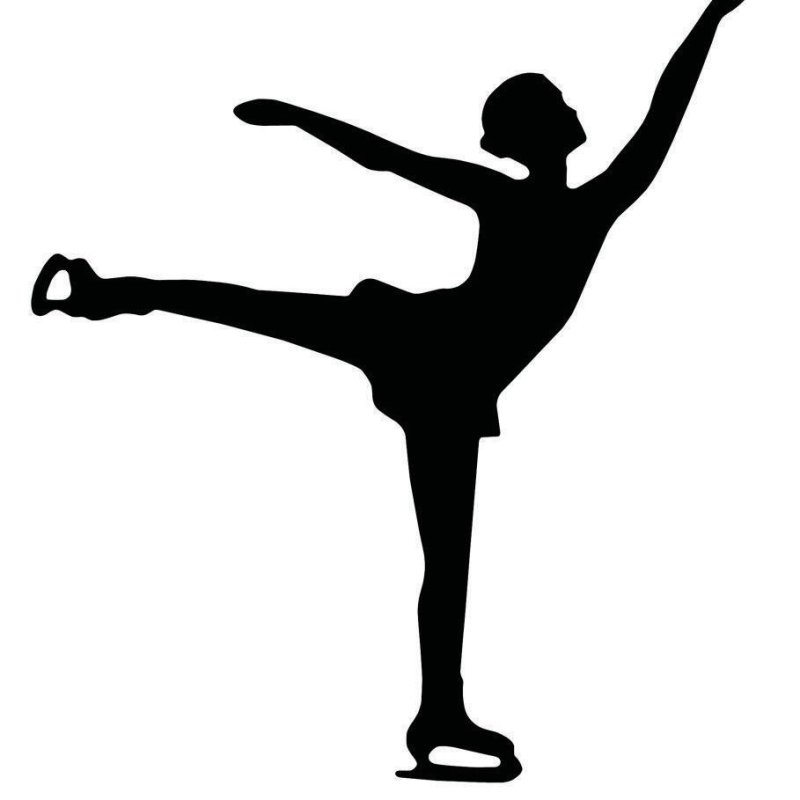 Фигуристка для вырезания