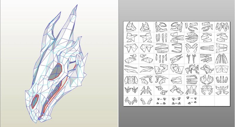 Пепакура голова дракона