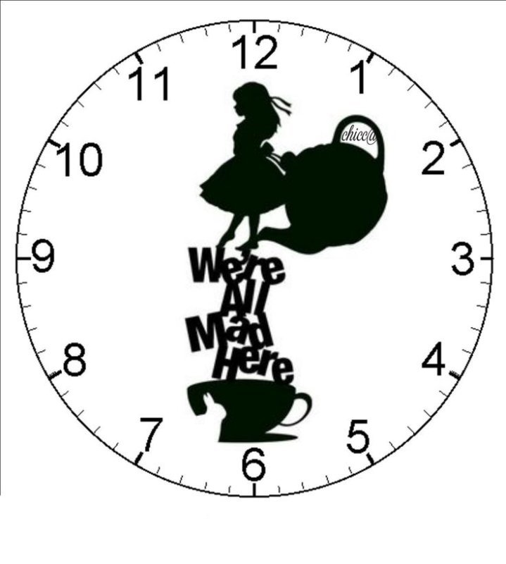 Часы Алиса в стране чудес